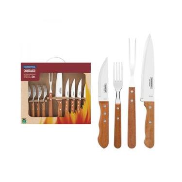 Imagem de Kit Para Churrasco 10 Peças Em Aço Inox