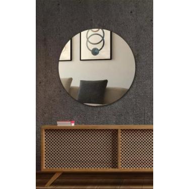 Imagem de Espelho 70cm Lapidado 3mm Redondo Sem Moldura - LYO DECORAÇÕES LTDA
