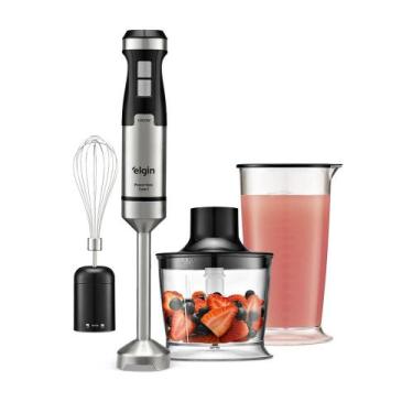 Imagem de Mixer Power Inox 3 em 1 Elgin 1000W Mistura, Tritura e Bate -, Inox, 1