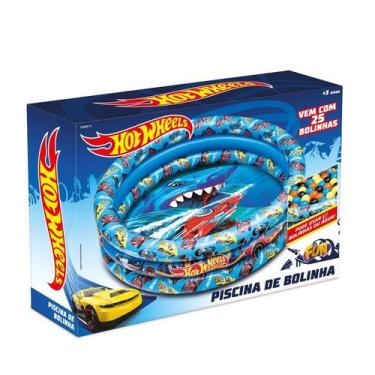 Imagem de F0000-4 Hot Wheels - Piscina de Bolinhas Inflavel com 25 Bolinhas
