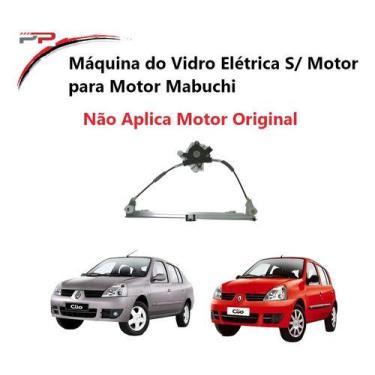 Imagem de Máquina Vidro Elétrico S/motor Direito Clio 99-16 4pts - Mab - Micro