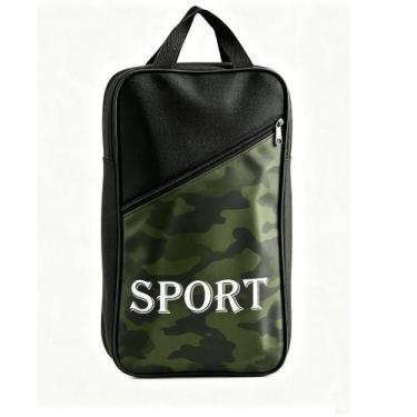 Imagem de Bolsa Futebol Jogador Porta Chuteira Transversal Fardamento Uniforme N