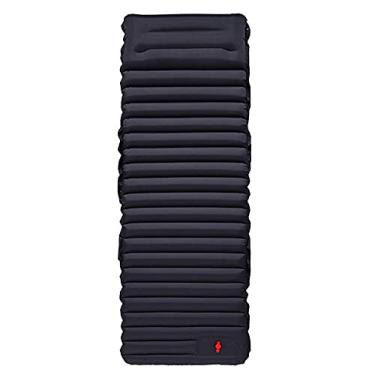 Imagem de GQYYS Almofada de dormir inflável, ultraleve para acampamento, colchão ao ar livre, colchão impermeável, tapete para dormir com travesseiro para barracas, caminhadas, mochilão, acampamento, viagem, rede de praia