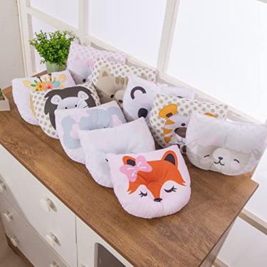Imagem de Travesseiro Almofada Anatômico (modelador) de Bichinhos para Bebê Apoio de Cabeça que previne cabeça chata Lindas Estampas Menino e Menina (Dog)