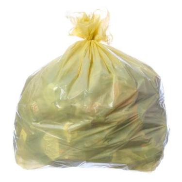 Imagem de Saco Para Lixo Com Capacidade De 30 Litros Amarelo Com 100 Unidades It
