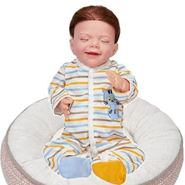 Bebe Reborn Menino Girafinha Realista 46cm Com Acessórios - USA