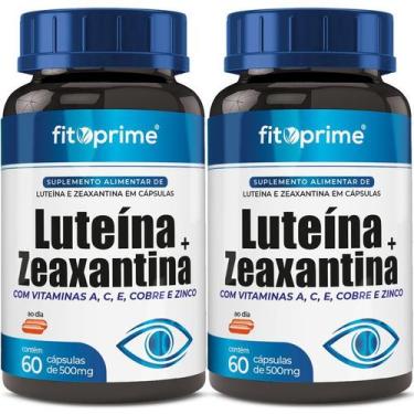 Imagem de Kit 2X Luteína, Zeaxantina Com Vitaminas 60 Cápsulas - Fitoprime