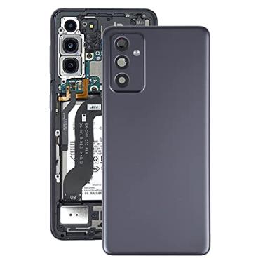 Imagem de HUANGYUNCHAO Acessórios telefônicos Tampa traseira da bateria com lente da câmera para Samsung Galaxy A82 Substituição do telefone celular