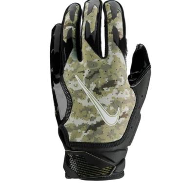 Imagem de Nike Youth Vapor Jet 6.0 Football Receiver Gloves "Salute To Service" (Trooper/Black-White, Large)