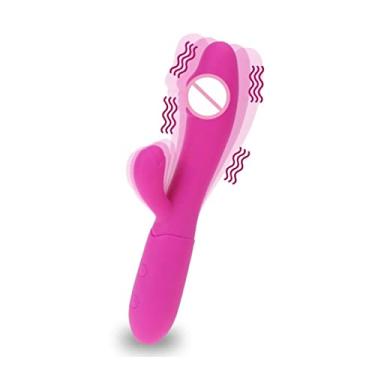 Imagem de Vibrador Estimulador Sexual Feminino 10 Velocidades Carregador USB de Silicone Com Dupla Vibração Brinquedo Erótico Zatla