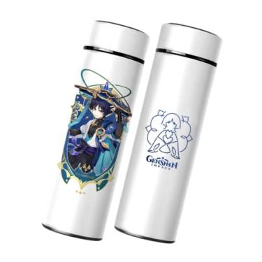 Imagem de Kunikuzushi Garrafa de água térmica, Genshin Impact Sports Garrafa de bebida isolada fofa para casa Escola Viagem ao ar livre