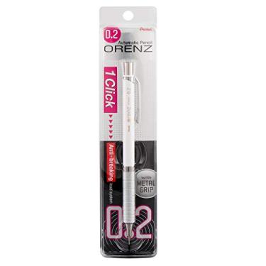 Imagem de Pentel Lápis de desenho Orenz Deluxe 1-Clique branco 0,2 mm