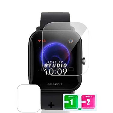 Imagem de Kit Película TPU Gel p/Xiaomi Smartwatch Amazfit Bip U/Bip U Pro + Wipe c/ 2Un.