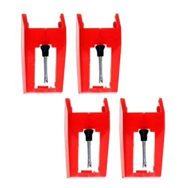 Imagem de ARTIBETTER 4Pcs Vitrola Agulha Universal Stylus Turntable Stylus Agulhas Agulhas de Substituição