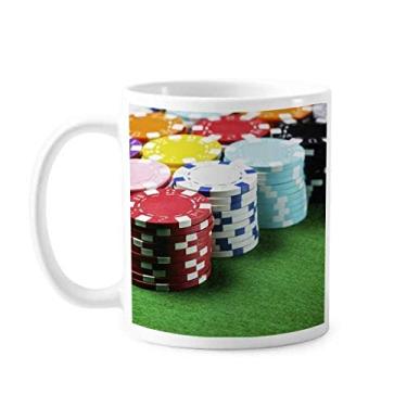 Imagem de Caneca com foto de jogo de mesa verde Chip Caneca de cerâmica café porcelana louça