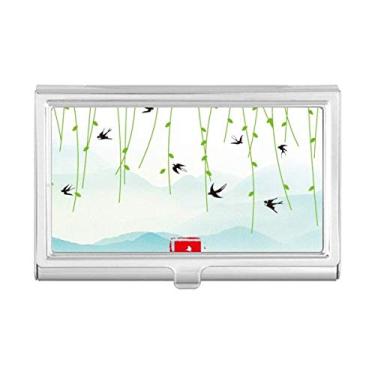 Imagem de Spring Begins Twenty Four Solar Term Porta-cartão de visita Carteira de bolso