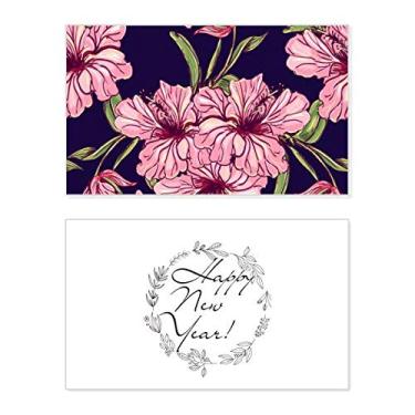 Imagem de Flower Plant Leaf Dark New Year Festival Cartão de felicitações Bless Message Present