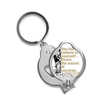 Imagem de Chaplin Believes Actors Art Deco, cortador de unhas para presente, tesoura de aço inoxidável