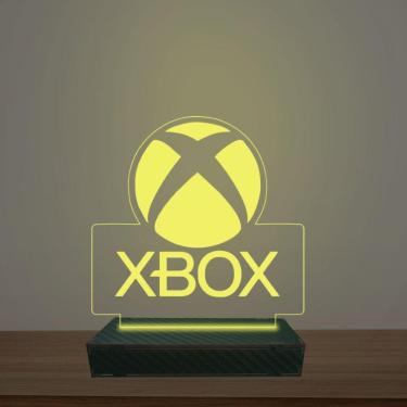 Imagem de Luminária Led 3d Xbox Abajur Luxo