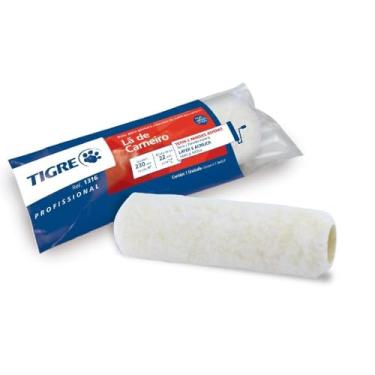 Imagem de Rolo la de Carneiro, Tigre 61316230, Branco, 23cm