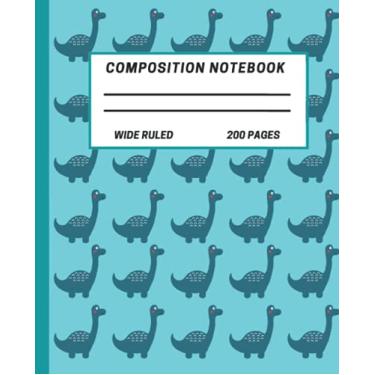 Imagem de Dinosaur Composition Notebook College Ruled: Cute Dinosaur Composition Notebook College Ruled, Dinosaur Composition Book