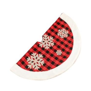 Imagem de NOLITOY 1 Peça Saia De Árvore De Natal Decoração De Inverno Decoração De Escritório Avental De Árvore Decoração De Árvore De Festa Acabamento De Chão Decoração De Natal Saia De Árvore De