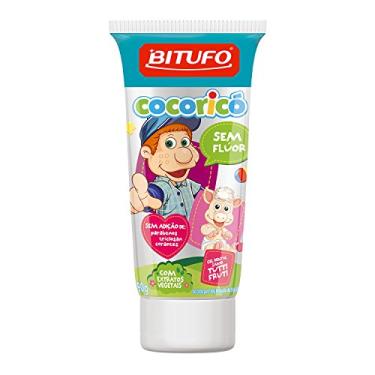Imagem de Bitufo Gel Dental Cocoricó Sem Flúor Sabor Tutti Frutti 90 G