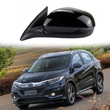 Imagem de Conjunto de espelho lateral do motorista adequado para HONDA Vezel HRV XRV Acessórios de espelho retrovisor 2014 2015 2016 2017 Conjunto de espelhos retrovisores de porta lateral (8 fios)