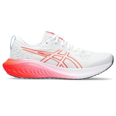 Imagem de ASICS Tênis de Corrida Gel-Excite 10 Feminino, Branco/Vermelho nascer do sol, 6
