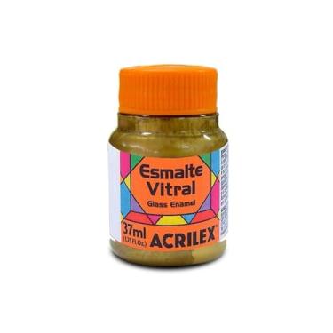 Imagem de Esmalte Vitral 37 ml Acrilex Avulso Ouro 532