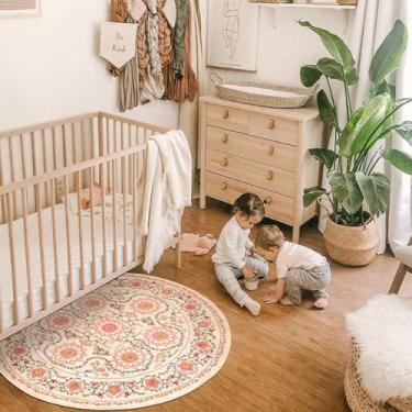 Imagem de Tapete redondo para decoração de sala de estar, grande área, para quarto, casa, cadeira de balanço, tapete lavável, p, 80x80cm