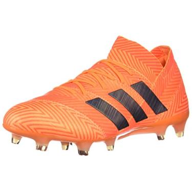 Imagem de Chuteiras firmes masculinas Adidas Nemeziz 18,1, Zest / Core Black / Solar Red, 11
