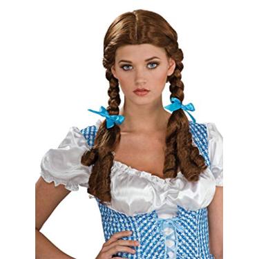 Imagem de Rubie's Peruca Dorothy Super Deluxe, Marrom, tamanho �nico