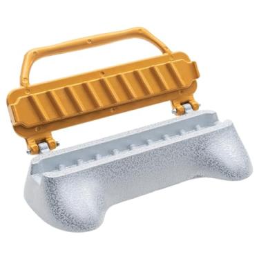 Imagem de Seabella Máquina de kebab de alumínio premium, prensa de espeto resistente, antiaderente com revestimento de teflon de grau alimentício, modelagem de carne sem esforço, fácil de limpar, churrasco