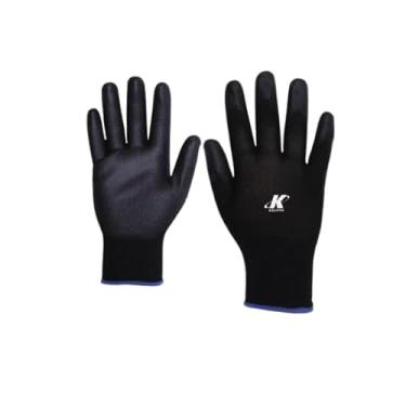 Imagem de Kit 5 Pares de Luva de Segurança Multitato Pu Preta, Epi - Mecânico - Tamanho P (7)