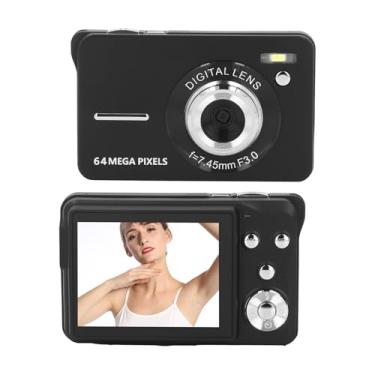 Imagem de Câmera Digital 4K, Câmeras Digitais de Apontar e Disparar Com Zoom de 18x, Luz de Preenchimento Integrada, Câmeras Compactas, Câmera de Vlogging Com Foco Automático de 64 MP para