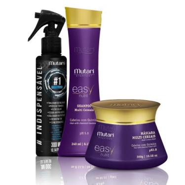 Imagem de Kit Mutari Shampoo 240ml Máscara 300g Multi Cereais Indispensável 1 Pó