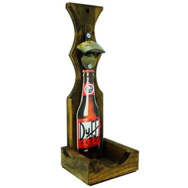 Imagem de Abridor e Suporte Tampinha de Garrafa Decor - Cerveja Duff Beer - Retr