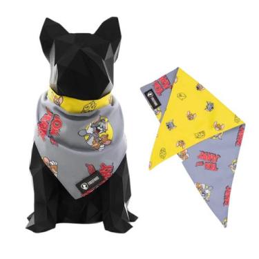 Imagem de Bandana Pet para Cachorro e Gato Tamanho P M G Freefaro Modelo Tom e J