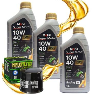 Imagem de Troca de Óleo P/ Suzuki Gladius 650 / Inazuma 650 / Vstrom 650 Mobil R