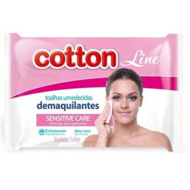 Imagem de Lenços Umedecidas Demaquilantes 24Uni Extra Suava - Cotton