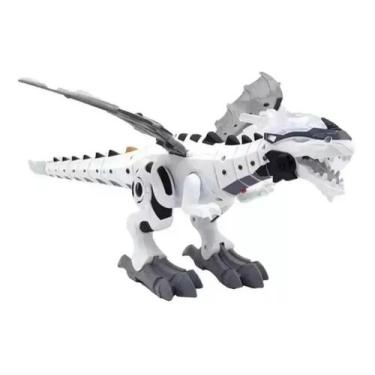 Imagem de Dinossauro Dragão SOLTA FUMAÇA com luz som - DM TOYS