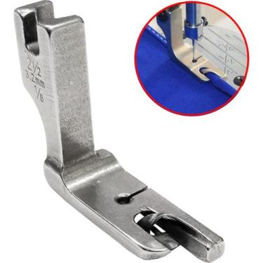 Imagem de Calcador Bainha Barra Fina 3,2mm Juki Brother Jack Gemsy Ind - Evolver