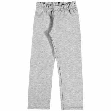 Imagem de Calça de Moletom Infantil Cinza Flanelada Elian, 8