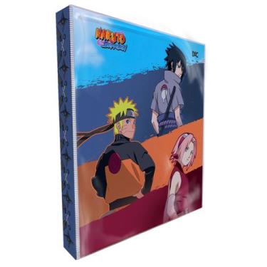 Imagem de Álbum Pasta Fichário Naruto Shippuden com Capa Dura Reforçado para col