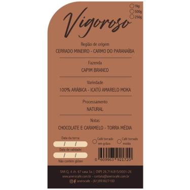 Imagem de Café Anero Vigoroso - Chocolate e Caramelo 250g - Icatú 2944