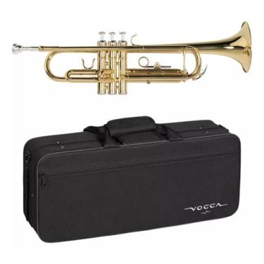 Imagem de Trompete Vstr701n Vogga Dourado Luxo Laqueado Com Estojo
