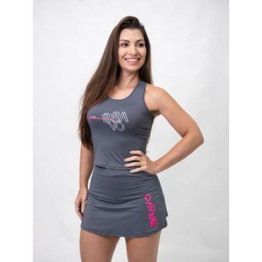 Imagem de Regata Dry Cool Feminina Vector Cinza - Bravo, M