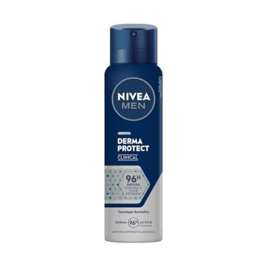 Imagem de NIVEA MEN Desodorante Antitranspirante Aerossol Derma Protect Clinical 150ml - 96h de defesa contra o suor extremo