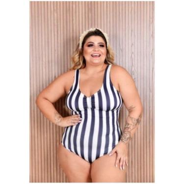 Imagem de Maiô Plus Size com bojo e forrado